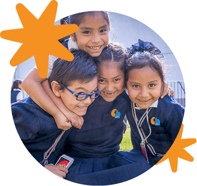 Students celebrating together