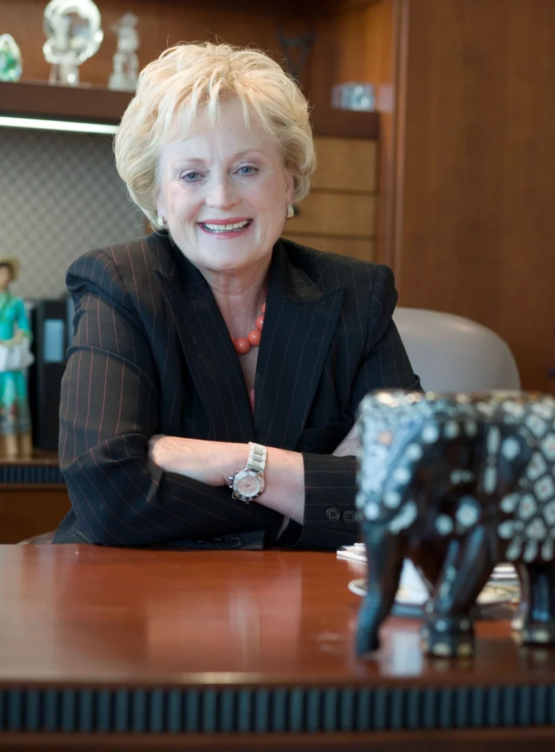 Christel DeHaan's in her Office